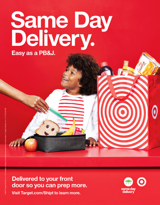 Targetの広告例AIDA