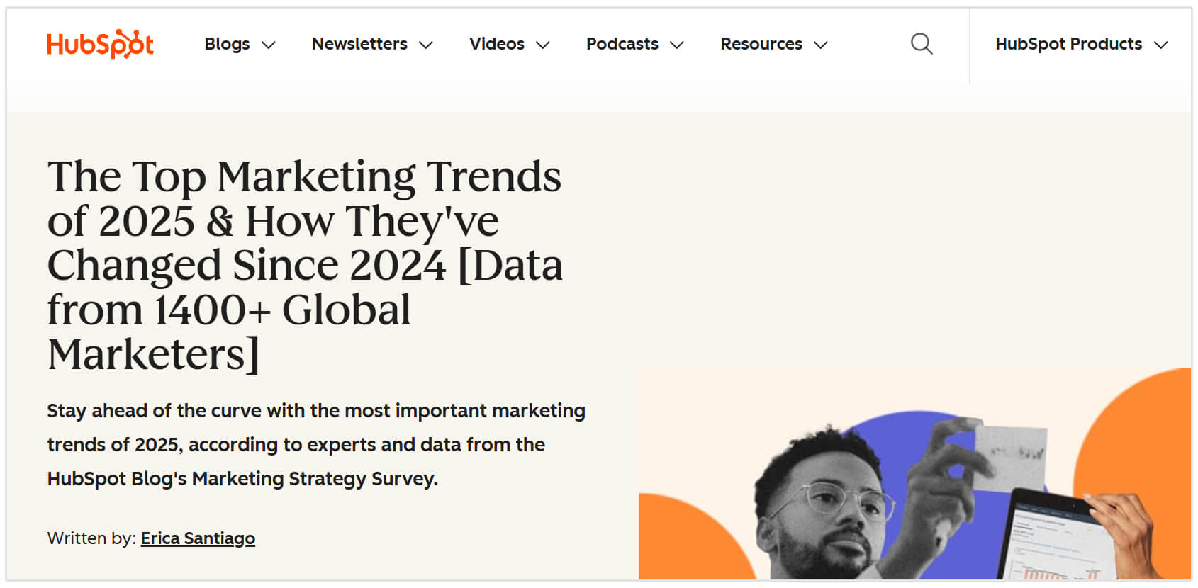 Posting blog tren pemasaran