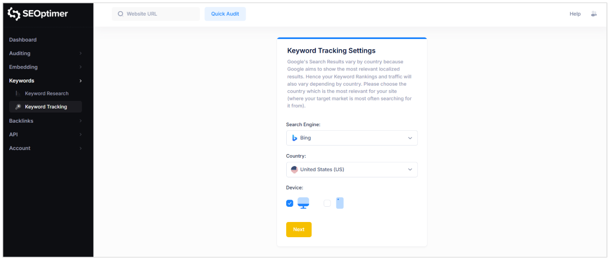 Spor placeringer på Bing og mobile enheder