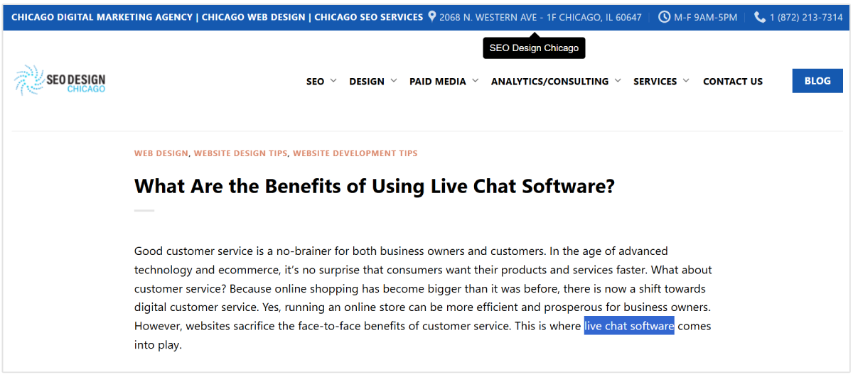 Intercambio de enlace contextual