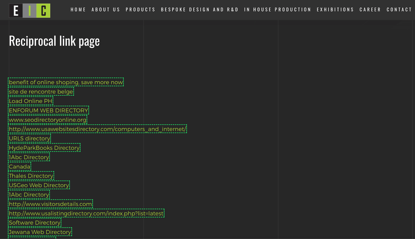 Reziproke Link-Seiten