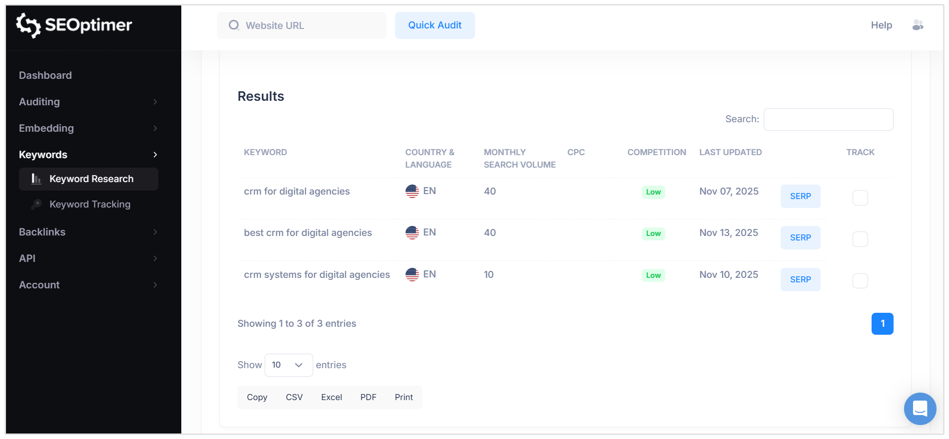 keyword research tool